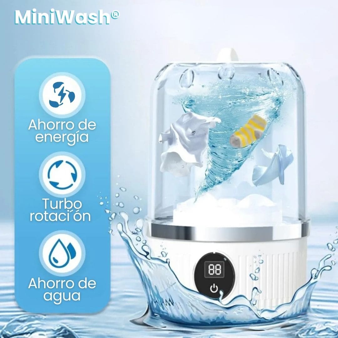 MINIWASH. Mini Lavadora Portatil