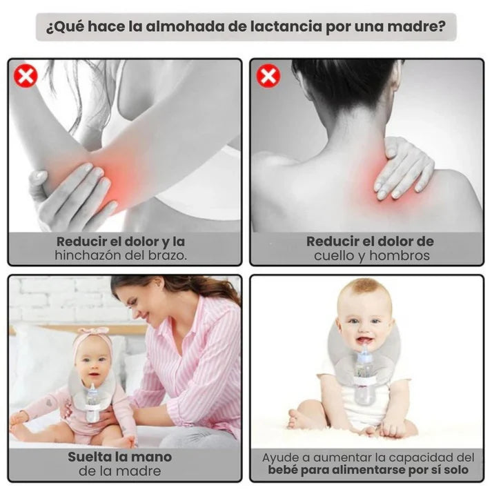 Almohada para lactancia de bebe confort