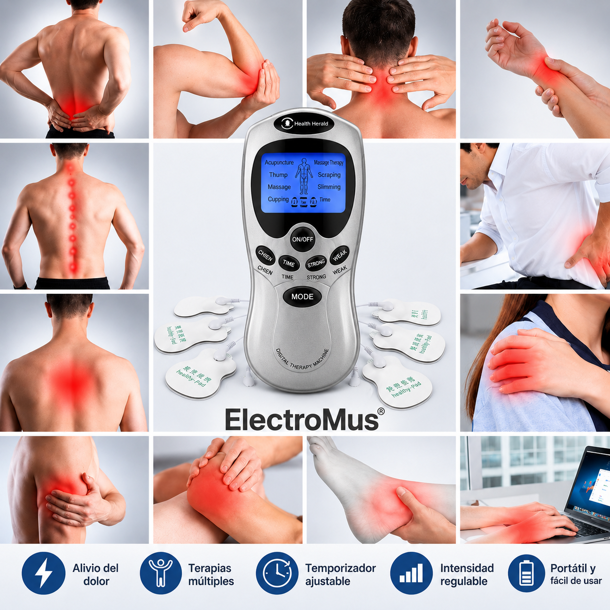 Equipo Gimnasia Pasiva Digital 8 Electro