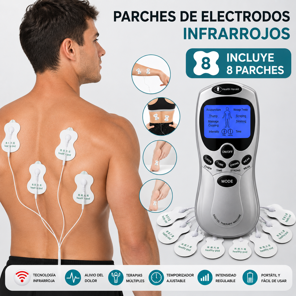Equipo Gimnasia Pasiva Digital 8 Electro
