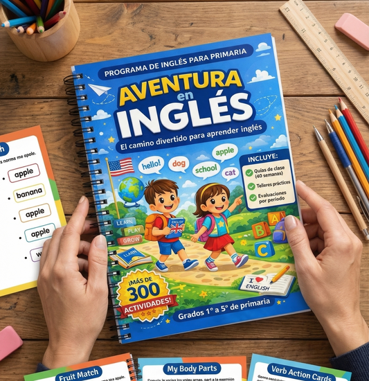LIBRO DE INGLÉS PRIMARIA - AVENTURA EN INGLÉS