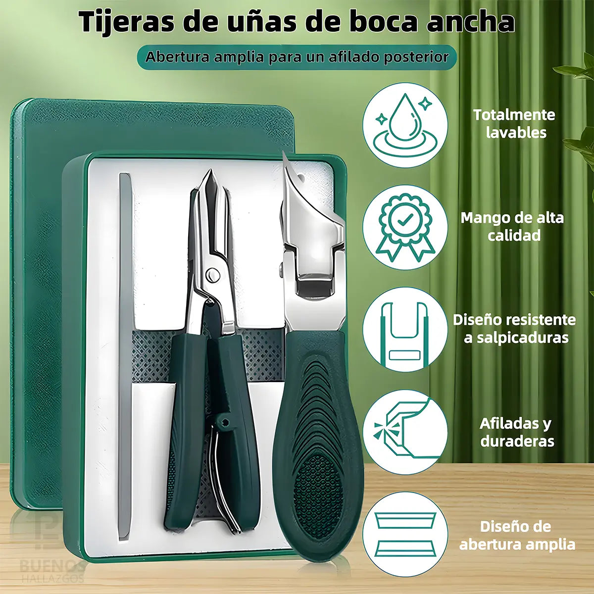 COMBO Cortauñas de esquina