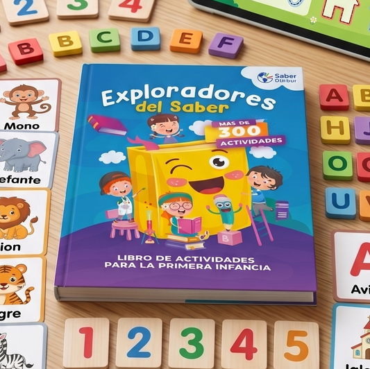 LIBRO EXPLORADORES DEL SABER - Mega Kit de Estimulación para Niños de 2 a 6 Años
