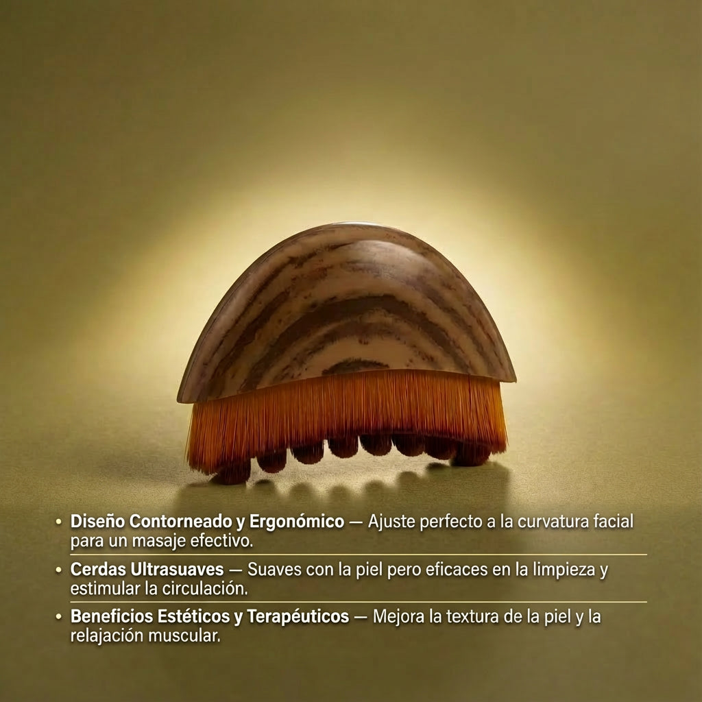 Cepillo de Drenaje linfático facial