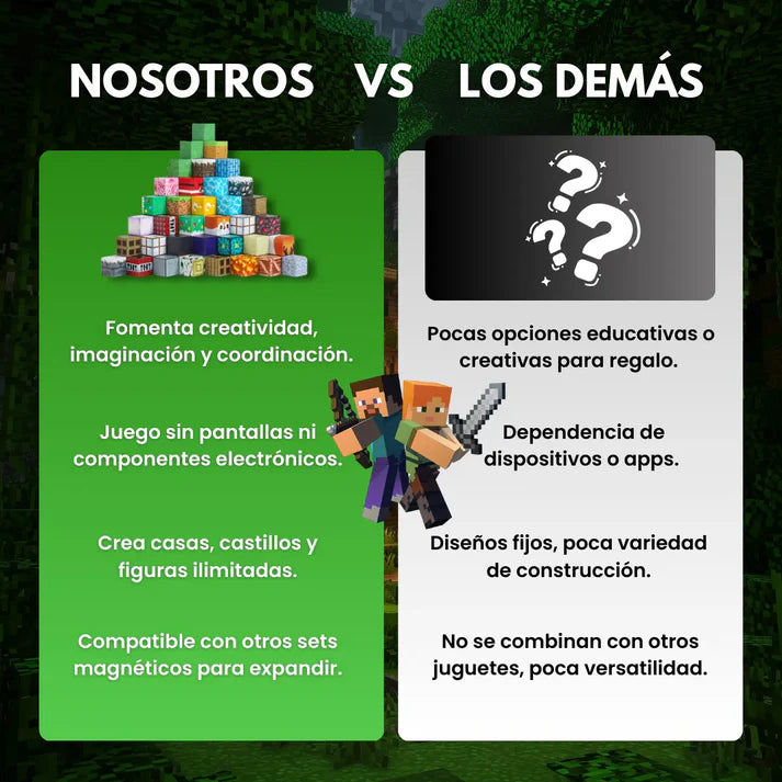 Bloques Magnéticos Minecraft MyWorld 87